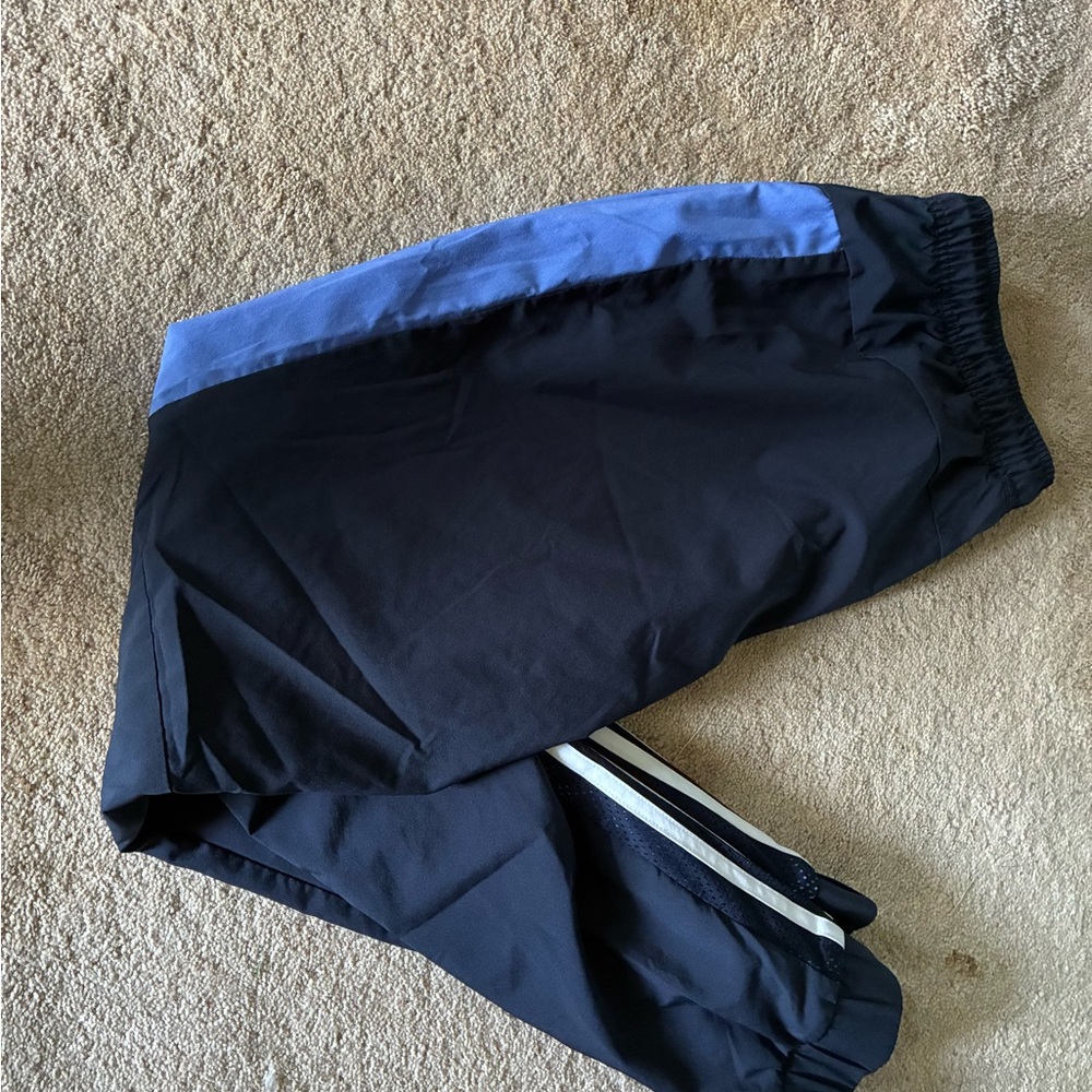 Nike Black and Blue Track Pants